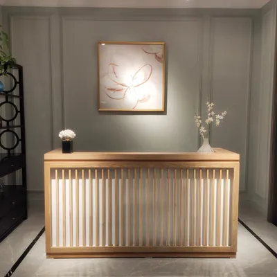 Produktbild von Bar Theke, Tresen, Empfangstheke, durchbrochene Bar Theke, Bar Theke für Kosmetiksalon, Bar Theke für Bekleidungsgeschäft.200*50cm/LouKongBT-200/