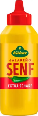 Produktbild von Kühne Jalapeño Chili scharfer Senf feurig-scharf Squeezeflasche 250ml