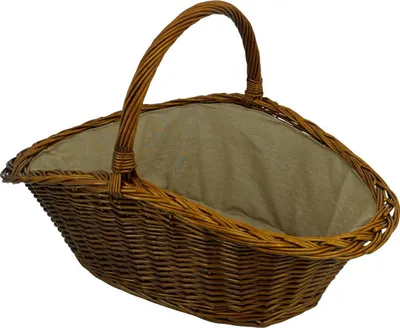Immagine prodotto di Valo Weidenkorb mit Juteeinlage L x B x H 70 x 45 x 42 cm, für Kaminholz