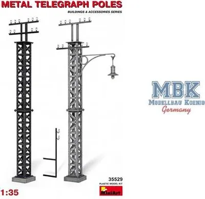 Produktbild von MiniArt Telegraphenmasten aus Metall 6465529
