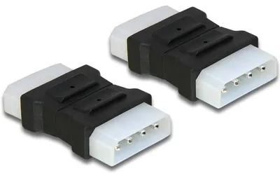 Produktbild von DeLOCK 65044, 4-pin Molex, 4-pin Molex, Schwarz