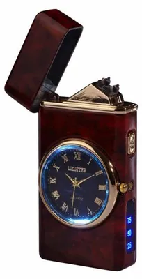 Produktbild von Plasma-Feuerzeug mit Uhr