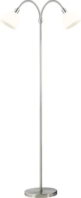 Produktbild von Nordlux Doppel Stehlampe Ray, Silber, Ip20, 2X40W, 63224033