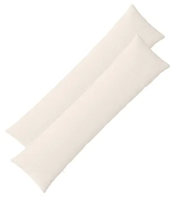 Produktbild von vidaXL Kissenbezug 2 pcs ALMELO Creme 40 x 145 cm Cord