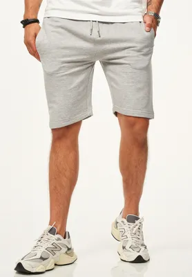 Produktbild von SOULSTAR Herren Sweatshorts mit Gummibund Slim-Fit für Herren Kurze Hose Sporthose Sommershorts mit elastischem Bund