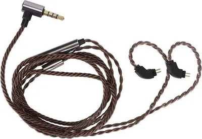 Obrázok produktu pre Náhradný kábel k slúchadlám, 2-pinový, 0,78 mm – s mikrofónom, 3,5 mm konektor – pre modely UE
