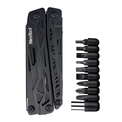 Produktbild von Multitool NexTool Black Knight 11w1 +etui do pasa