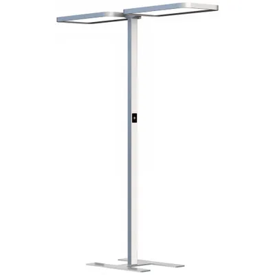 Produktbild von DOTLUX LED-Stehleuchte Doppelkopf STUDIObutlerduo 2x80W 4000K dimmbar