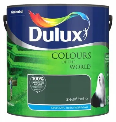 Immagine prodotto di Pittura murale in lattice per interni, opaca, verde boho, 2,5 l, ad alto potere coprente, resistente all'abrasione