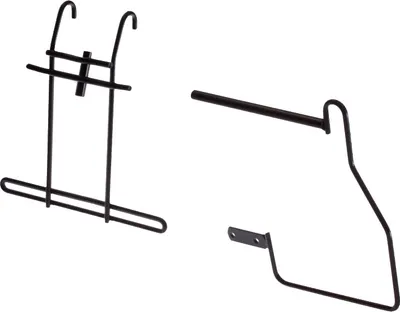Produktbild von STECO Taschenhalterung "Pakaf-Mee" Stahl, zur Befestigung am H.R.-Gepäckträger, zum sicheren Transport von Taschen bei g