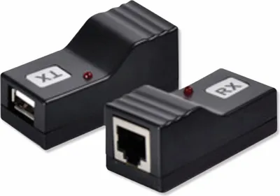 Produktbild von S/CONN maximum connectivity USB-Verlängerungs SET über Cat 5e / Cat 6 Kabel Übertragung bis zu 50m, kein Netzteil erforderlich (75608)
