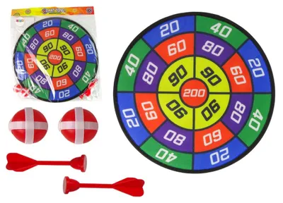 Obrázok produktu pre Hra Šípky 2 v 1 na suchý zips