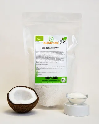Produktbild von 100 g BIO Kokosraspeln | Kokos | Frucht | Müsli | Backen | Bio