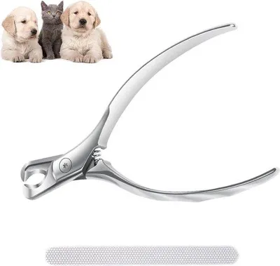 Obrázek produktu pro Nůžky na drápky pro psy a kočky, střední velikost, nerezová ocel, ergonomické