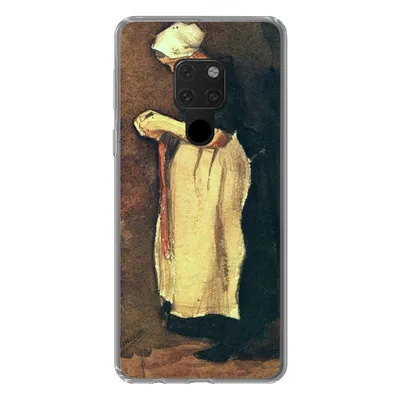 Produktbild von MuchoWow® Handyhülle Schutzhülle Hülle für Huawei P40 Lite Die Scheveningerin - Vincent van Gogh Silikon Softcase Handy Hülle - Handy