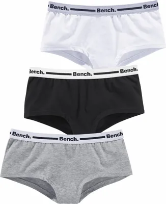 Produktbild von Bench Panty 3 -teilig grau-meliert / schwarz /  weiß Größe 122/128