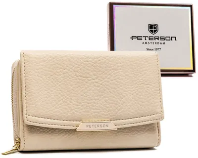 Produktbild von Damengeldbörse aus mit Erbsennarbenstruktur - Peterson