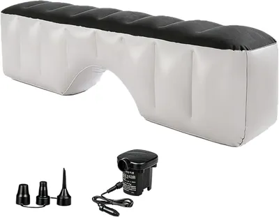 Image de Coussin gonflable pour voiture, 0,8 kg, incluant une pompe à air, pour siège arrière