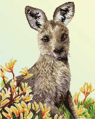 Produktbild von Diamond Dotz Kangaroo & Kangaroo Paw, Junge/Mädchen, Erwachsener, Kangaroo & Kangaroo Paw, Mehrfarbig, 14524 Stück(e), 409 mm