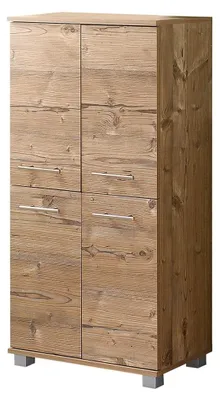 Highboard 4-türig 60x32,5x117 cm Zilverspar