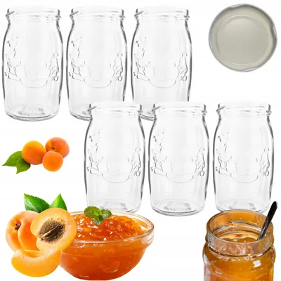 Produktbild von Wamar-Sosenka 335ml Gläser 6er-Set für Einkochen Aufbewahrung