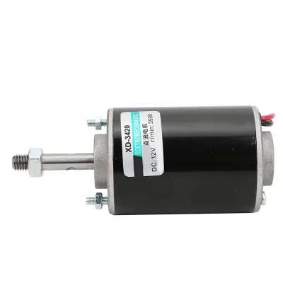 Obrázek produktu pro 12/24V 30W vysokorychlostní stejnosměrný motor s permanentním magnetem CW/CCW pro DIY generátor (12V 3500 ot./min)