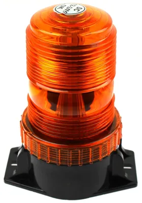 Obrázek produktu pro Výstražný LED maják, pevná montáž, oranžový, 12-24V
