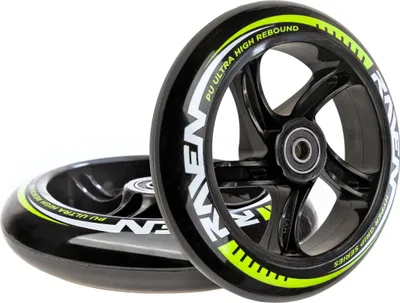 Produktbild von Ersatzräder für Raven Cityroller Scooter Roller Kickscooter Epic Lime Polyurethan145mm mit Kugellager - 2 Stück