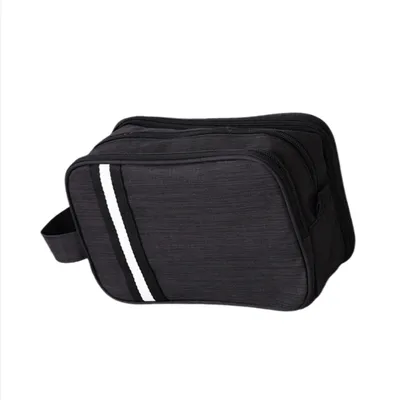 Produktbild von INF Wasserdichte Kulturtasche für Damen, Reise Kosmetiktasche Schwarz