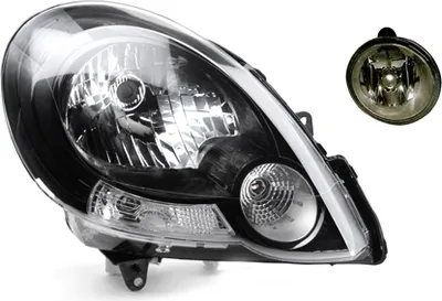 Produktbild von Scheinwerfer passend für Renault Kangoo FW0 KW0 08-13 H4 Re. + Nebelsch. 7701071595 260107043R 7701045717 2615000Q03 4408448 91160028 Johns