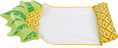 Produktbild von Wasserhängematte, aufblasbare Liege mit Ananas-Muster, faltbar, multifunktional, für Strand und Pool