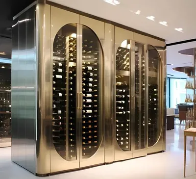 Obrázok produktu pre Weinlagerkühlschrank Weinkühlvitrine Temperierter-Weinschrank Weinkühlgerät