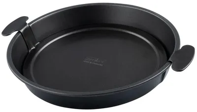 Kuchenform mit Hebeboden, 28 cm, antihaftbeschichtet, schwarz