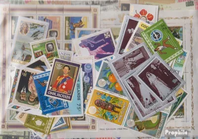 Produktbild von Briefmarken Cookinseln 100 verschiedene Marken