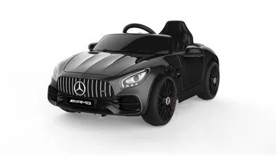 Obrázek produktu pro Dětské auto - Elektrické auto "Mercedes AMG GT - Licencované dětské auto černé barvy