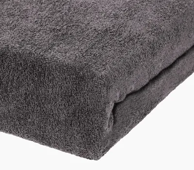 Produktbild von Frottee Spannbettlaken Anthrazit 120 X 200 + 30 CM