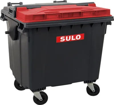 Image de SULO Mini poubelle Container 1100L imitation | Petite poubelle de table