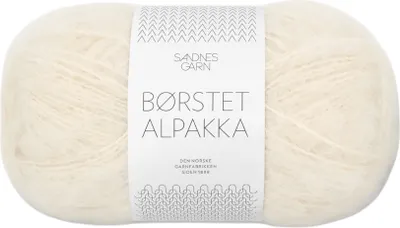 Produktbild von Sandnes Borstet Alpakka 50g Natur 1012