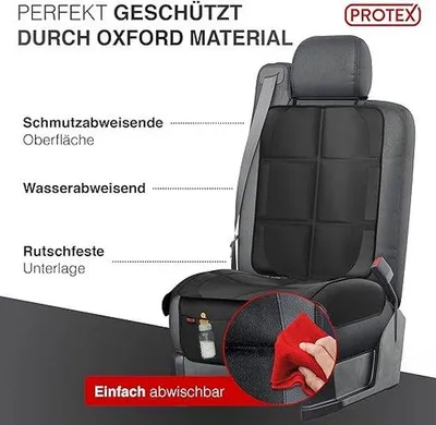 Produktbild von Famanu Autositzauflage für Kindersitze - Schmutz- und Kratzschutz