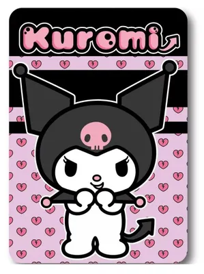 Produktbild von Hello Kitty Kuromi Heart Fleecedecke 100x140cm