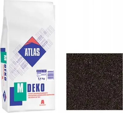 Obrázek produktu pro Atlas kamenivo DEKO M černá 5,4 kg