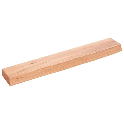 Produktbild von vidaXL Wandregal Hellbraun 60x10x4 cm Massivholz Eiche Behandelt