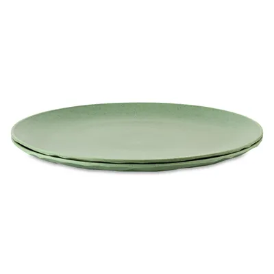 Produktbild von KOZIOL Club Plate flach 2er-Set leaf green