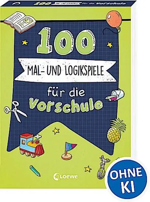 Immagine prodotto di 100 Mal- und Logikspiele für die Vorschule