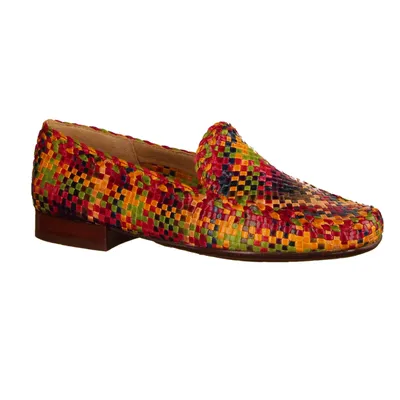 Produktbild von Sioux Cordera Herren Slipper, Multi (bunt), Leder, NEU - Damenschuhe Slipper / Trotteur, Mehrfarbig, leder (florence)