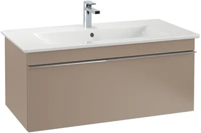 Produktbild von VILLEROY & BOCH VENTICELLO Möbelwaschtisch 100 x 50 cm mit Hahnloch und Überlauf, weiß