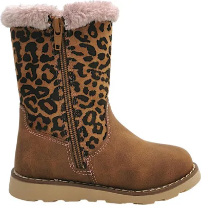 Imagen del producto de Zapatos para niña de la marca Tom Tailor, modelo de invierno con cremallera, color marrón, para uso diario
