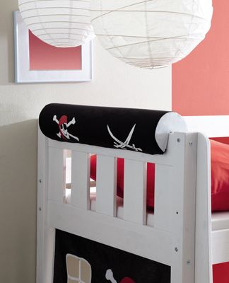 TiCAA Kinder Nackenrolle für Hochbett mit Farbauswahl