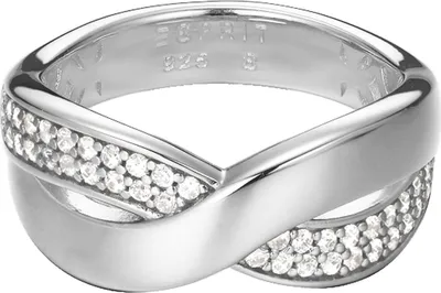 Produktbild von Esprit Damen Ring Silber Zirkonia Vibrant ESRG92443A1, Ringgröße:57 (18.1 mm Ø)