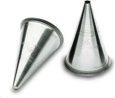 Produktbild von Pack 6 runde ausgießer 12 M.M. Inox18/1 - Lacor 68912